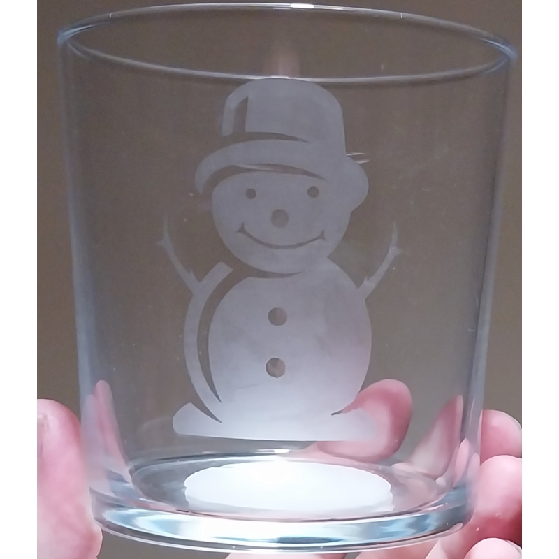 Snowman Glass